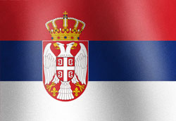 Serbian national flag
